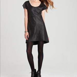 C&C California Faux Leather Dress Small